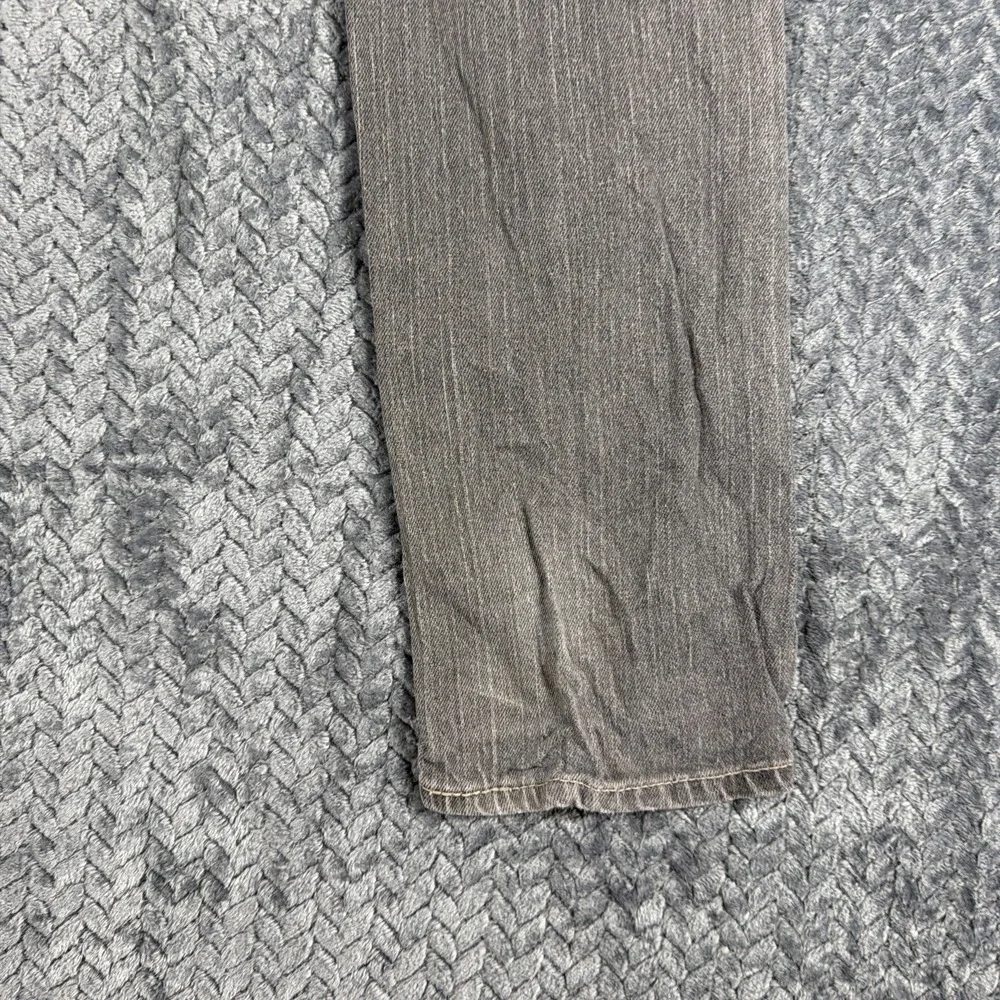 Levis 511‎ Jeans Mens 27x27 Grey Slim Fit Stretch Denim Mid Rise Distressed